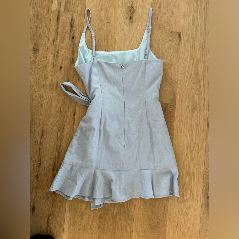 NWT Princess Polly Cottage Hill Mini Dress in baby blue - US 2 - Picture 12 of 15